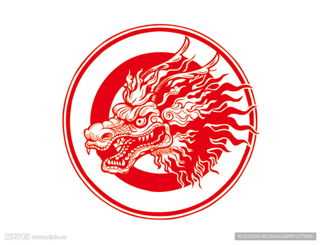 龙 矢量 图形 扣图