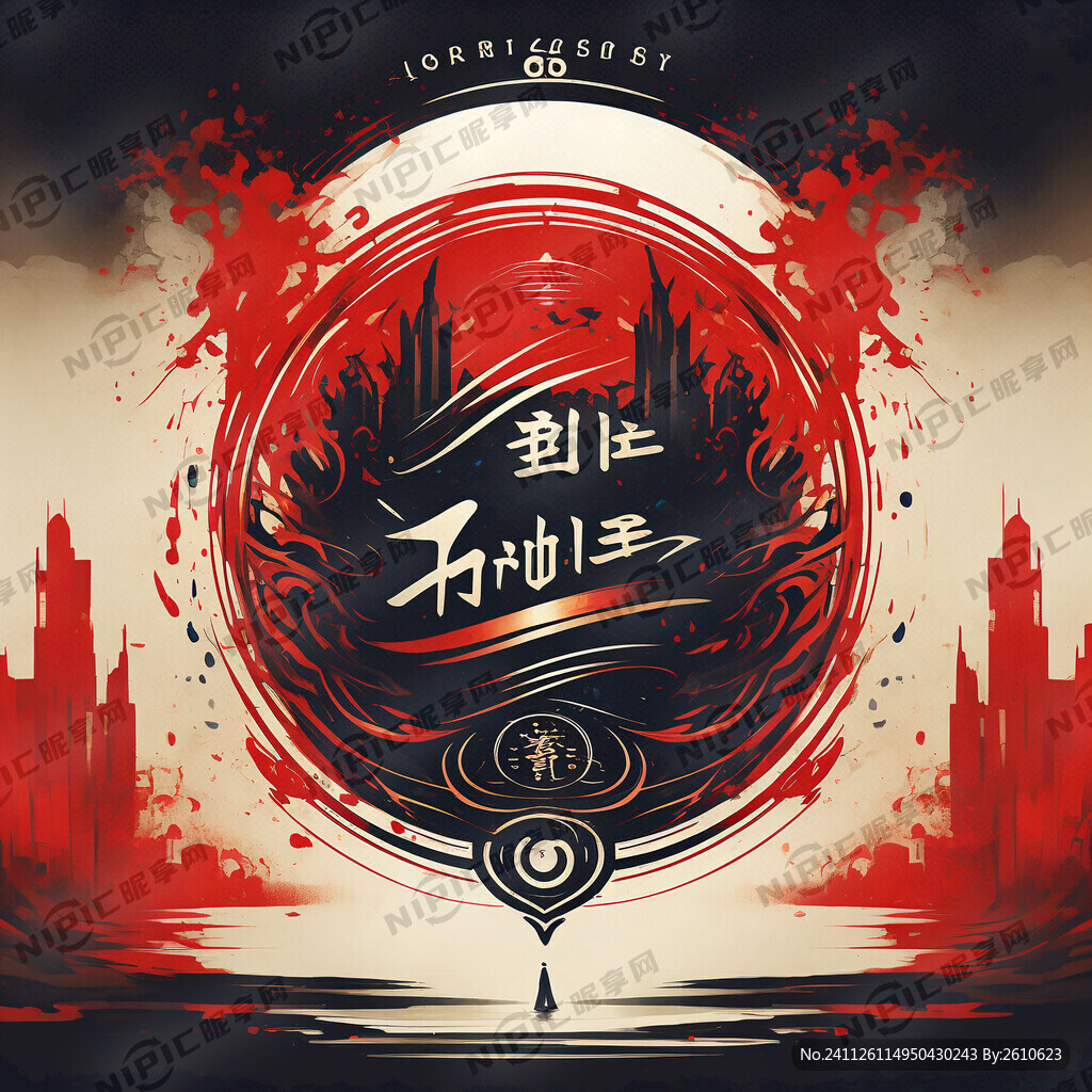 公司标志 中式风格为主