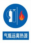气瓶远离热源