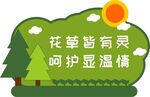 爱护植物
