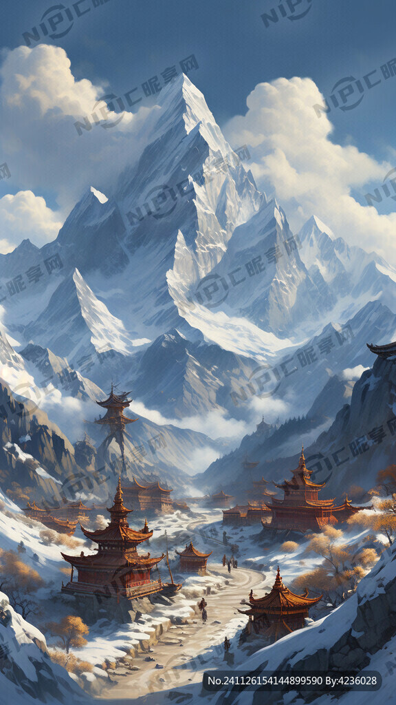 西藏雪山