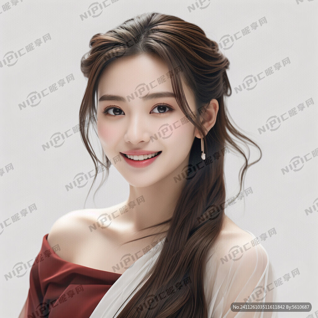女明星艺术照 形象照 披肩长发