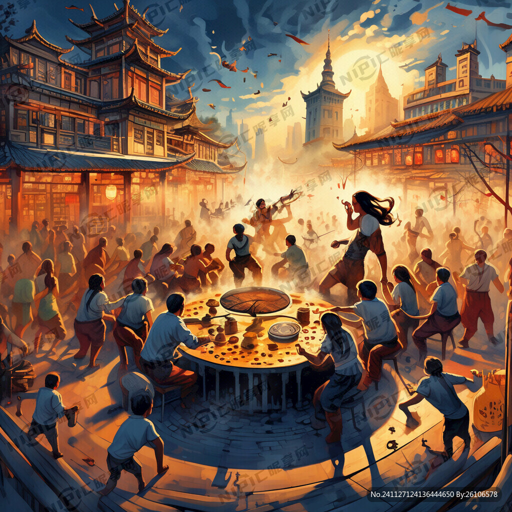 江门早茶 摔跤