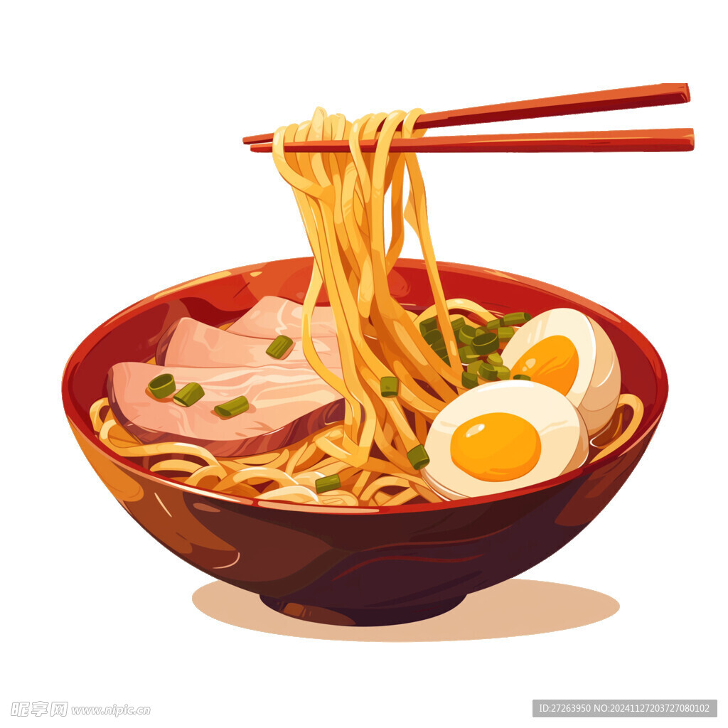 面食插画素材