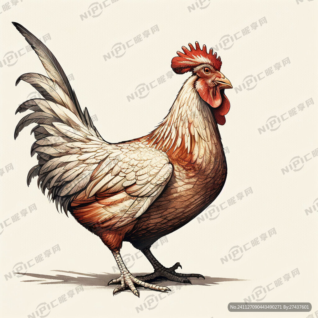 线条鸡