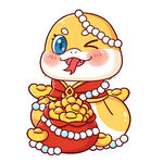 蛇年卡通吉祥物