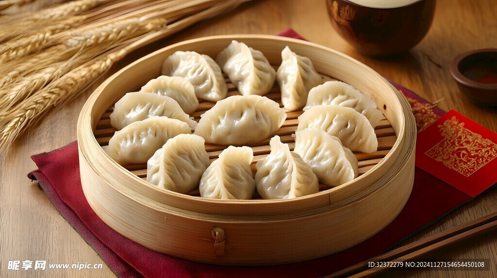 饺子摄影图