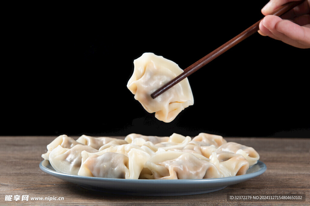 饺子摄影图