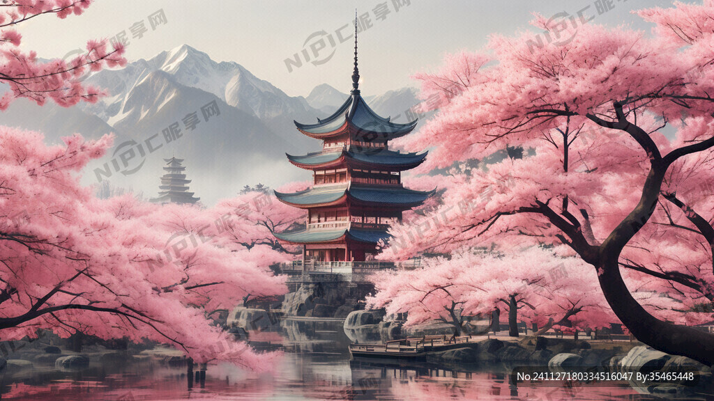 樱花粉    科技感