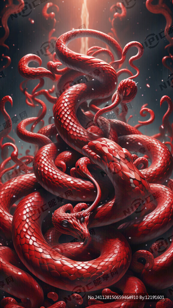 红色蛇宝宝 很多 黑头 吐芯子