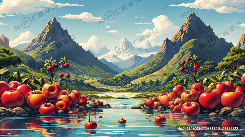 盐源的山 盐源的水 有苹果