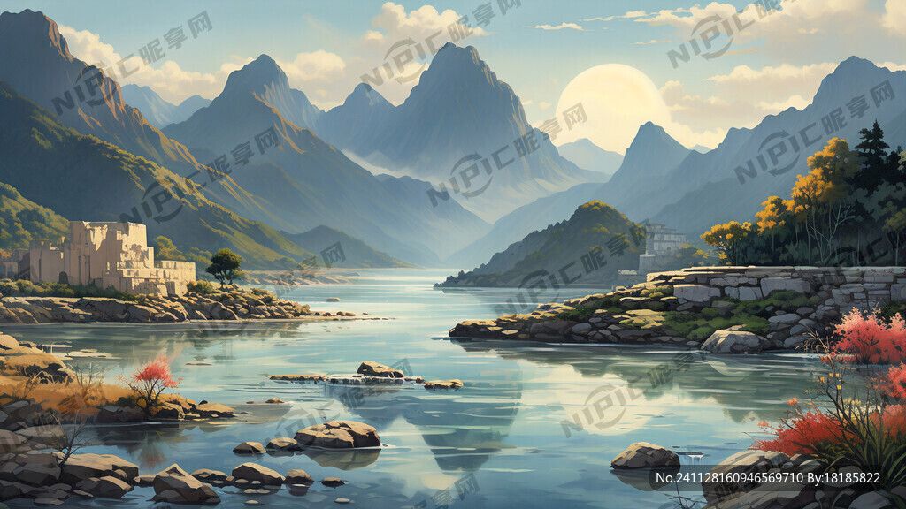 盐源山水 有山有水 风景秀美