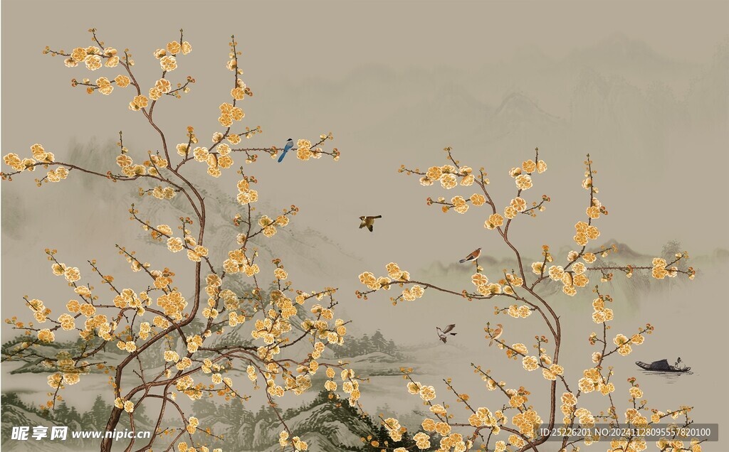 中式花鸟画