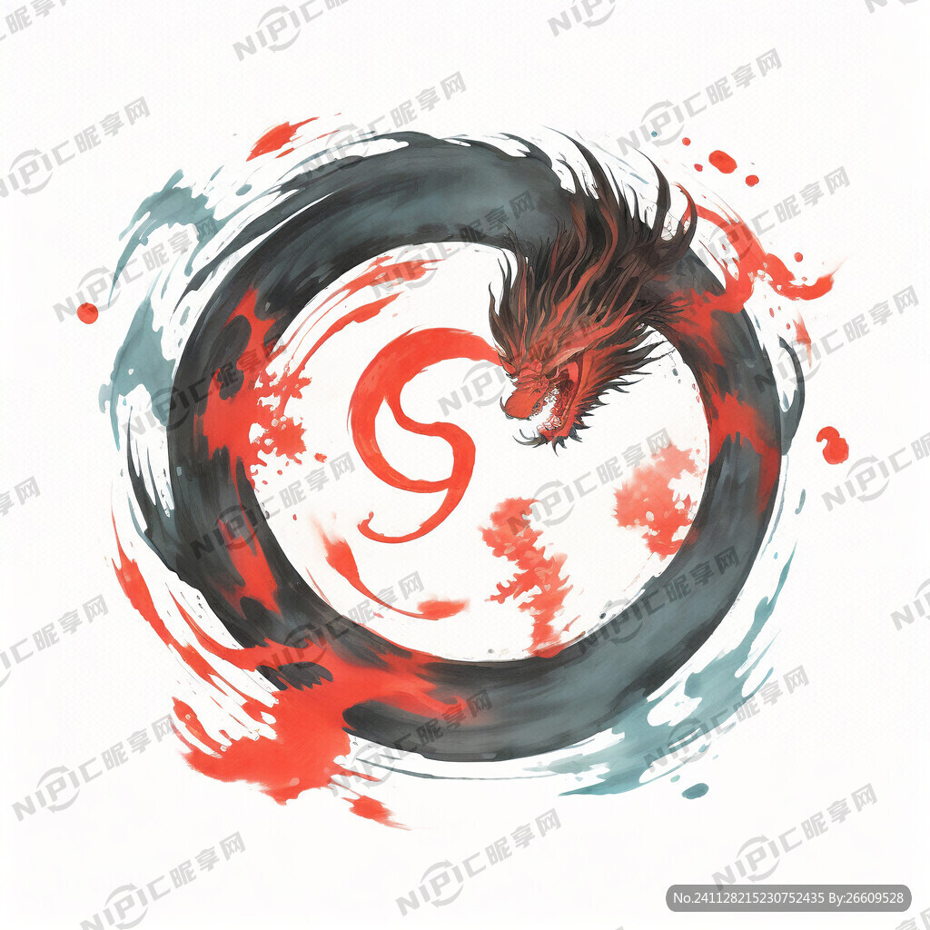 福字 龙凤组合的福字 高清图