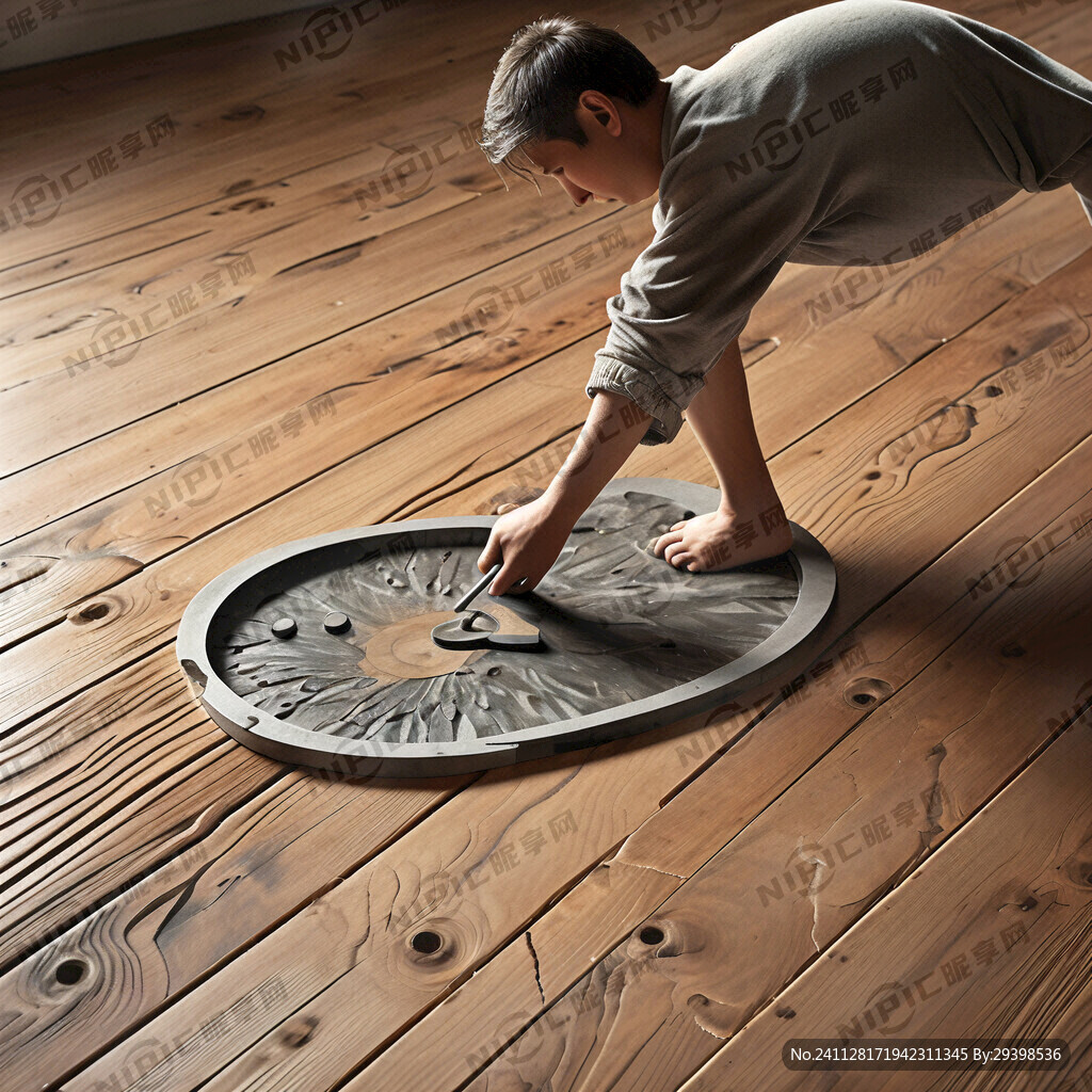 木地板打胶施工图