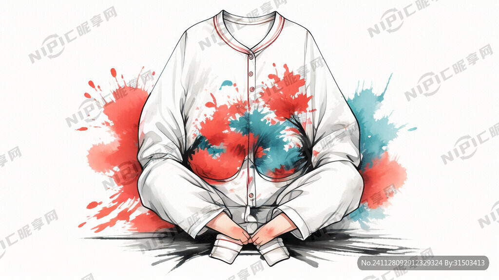 全棉睡衣人物主图