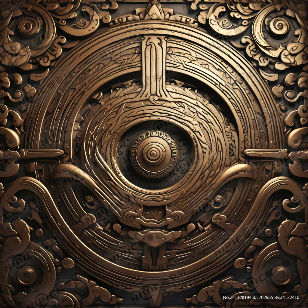 青铜纹样 立体感