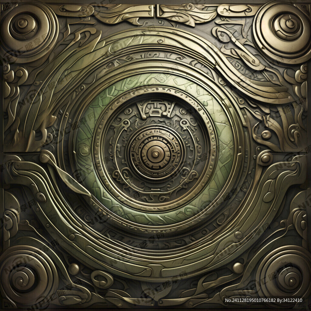 青铜纹样 立体感