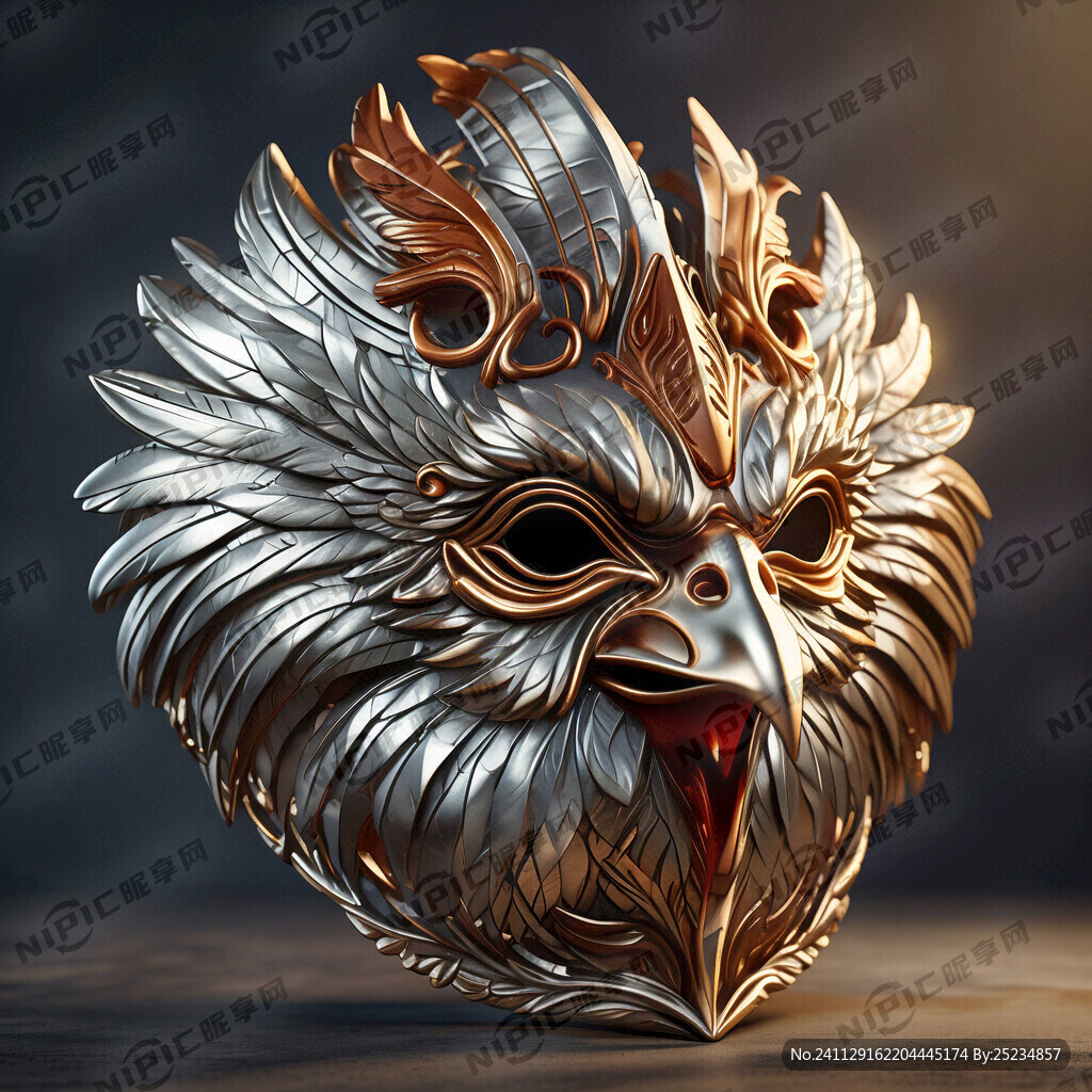 鸡面具铂金金属