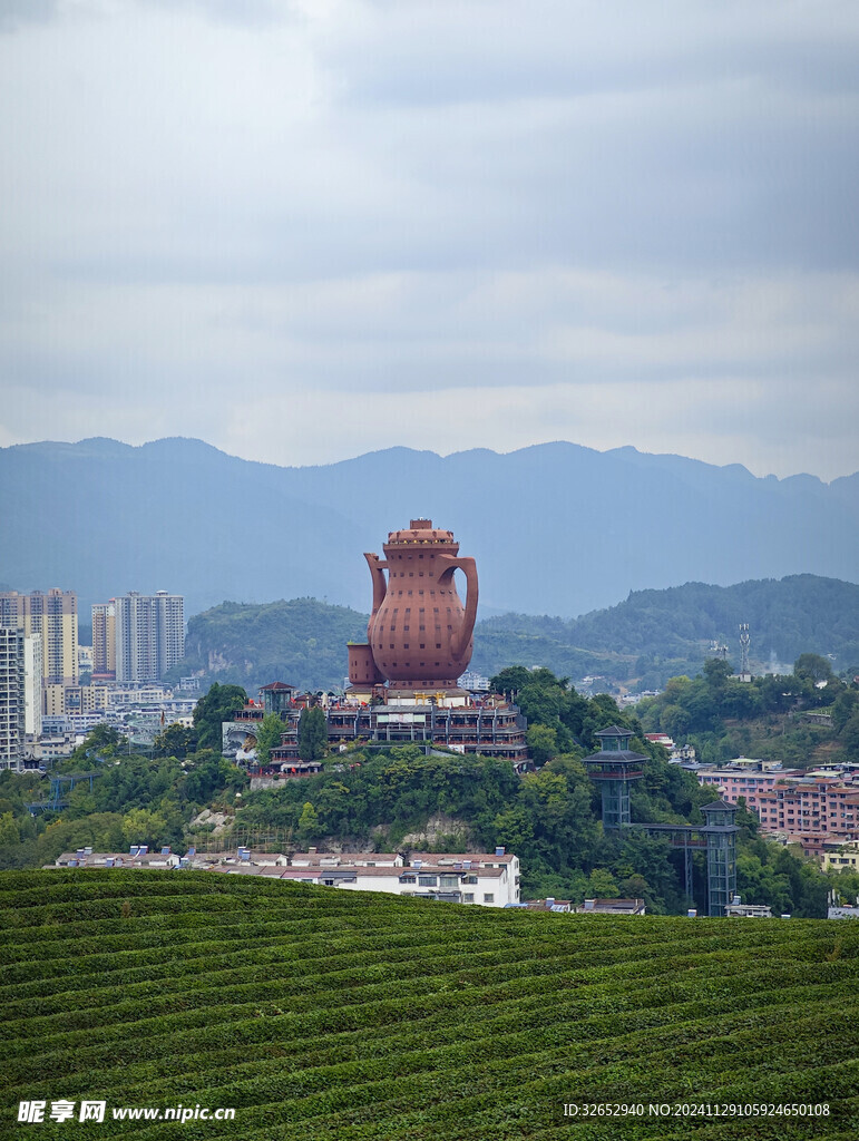 湄潭茶壶风景