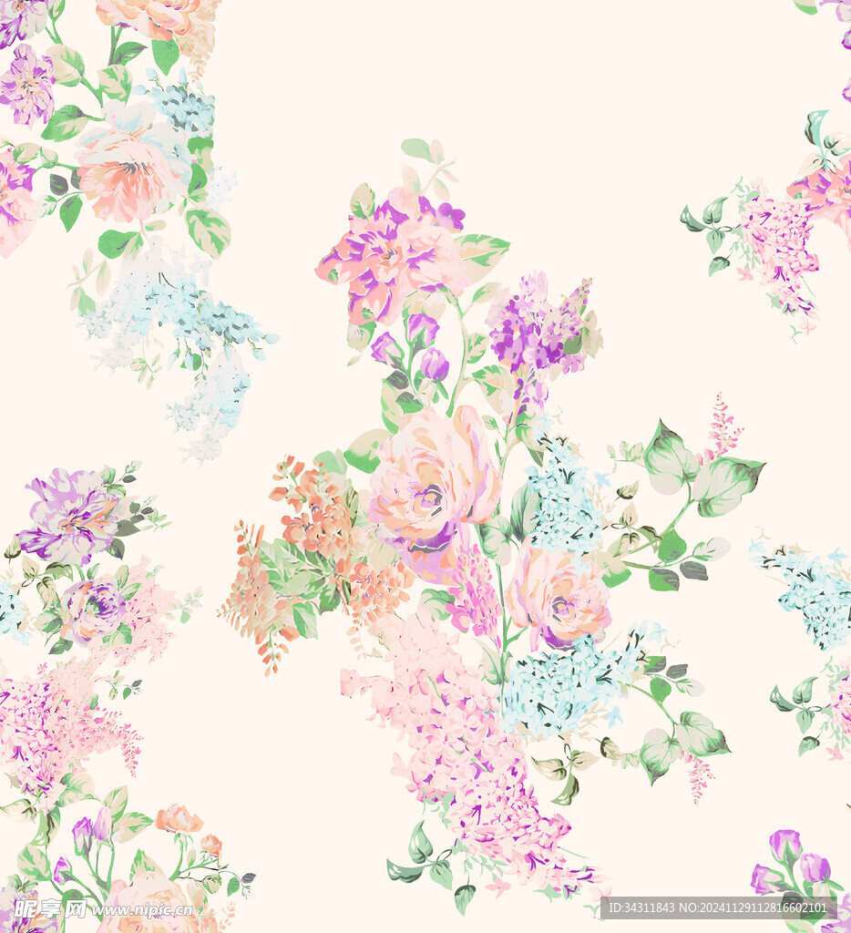 手绘花