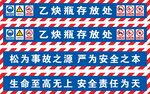 乙炔瓶存放处