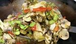 毛豆炒冬笋