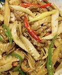 肉丝炒冬笋