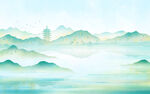 国风背景
