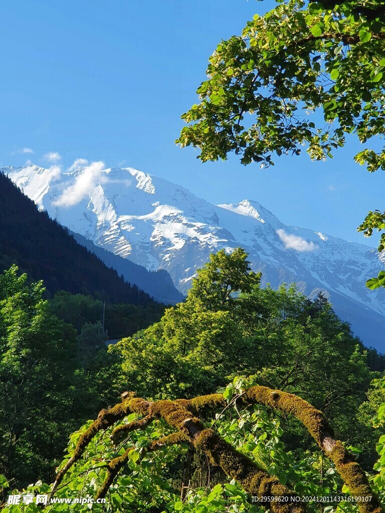 雪山  