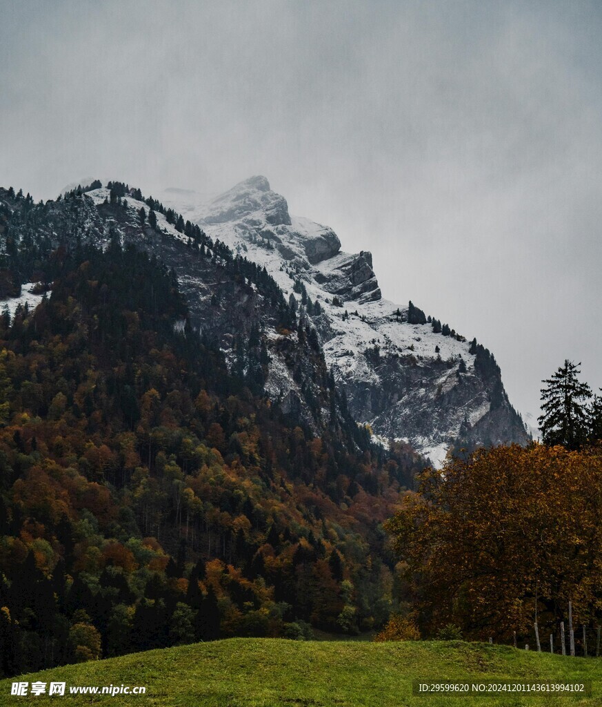 雪山  
