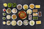 鱼杂火锅套餐图