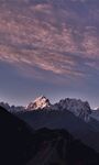 高山雪景图片