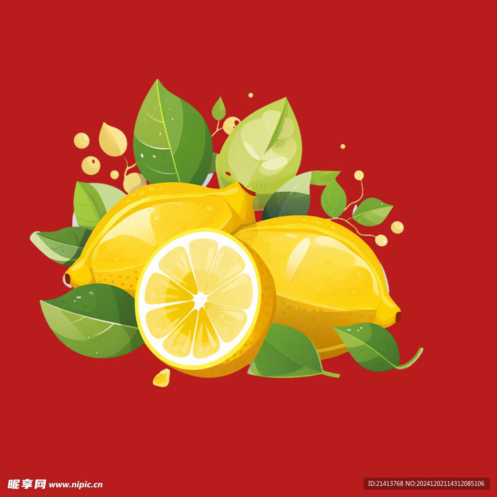 手绘柠檬 