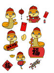 卡通蛇年形象