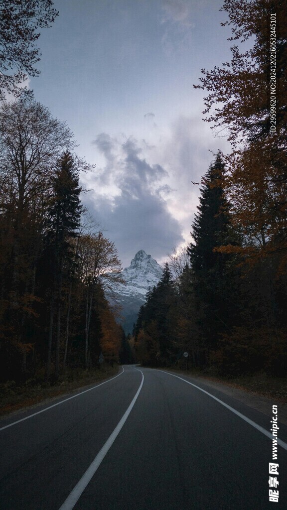 雪山  