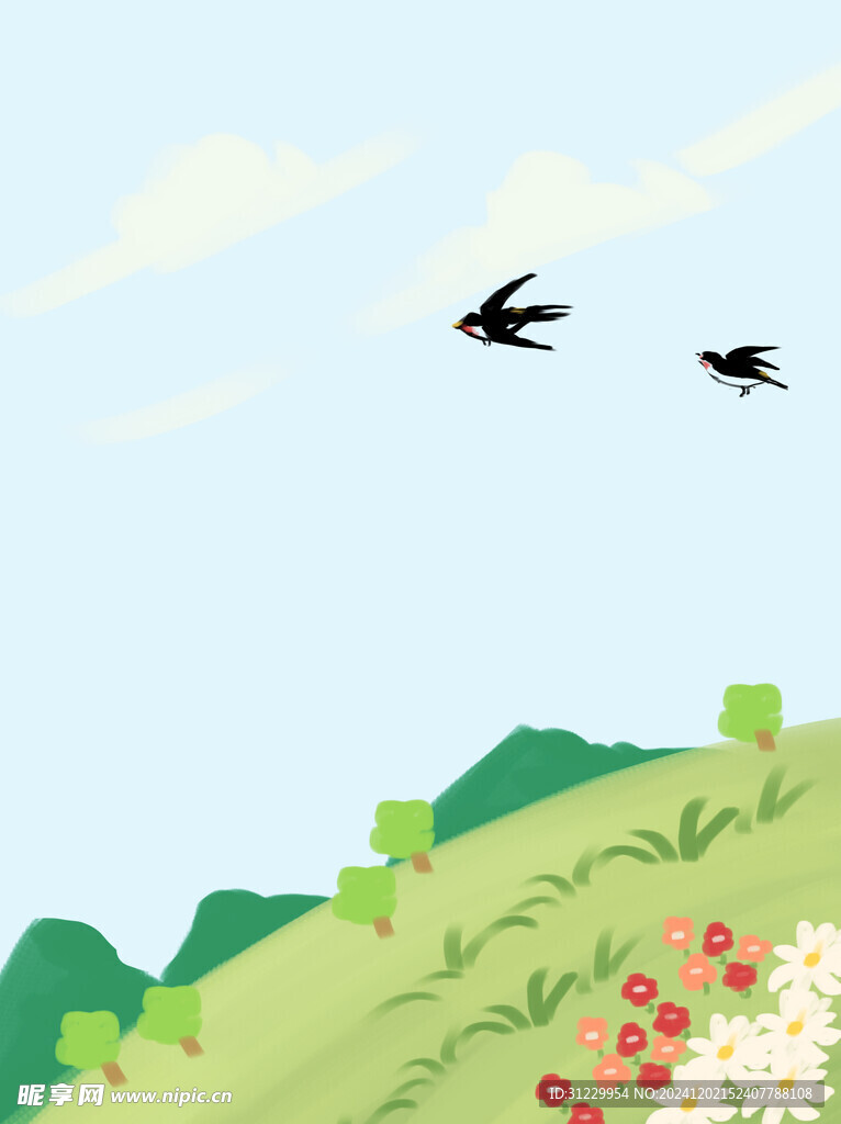 春季背景