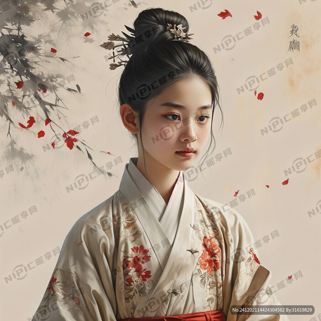 少年  古风 素衣