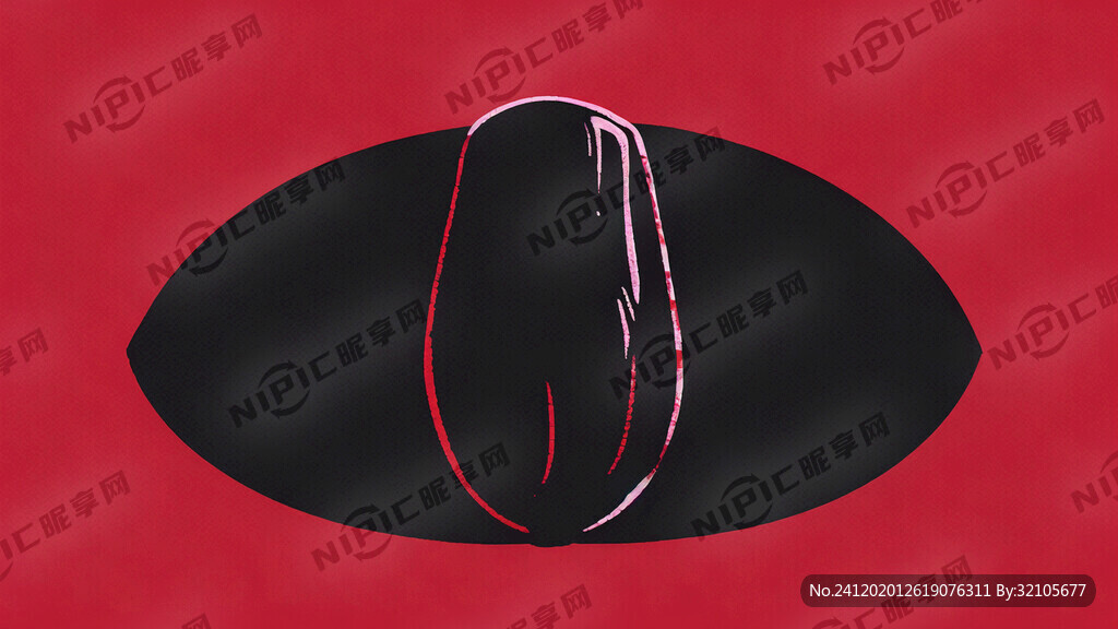 在姆指商标设计 红加黑