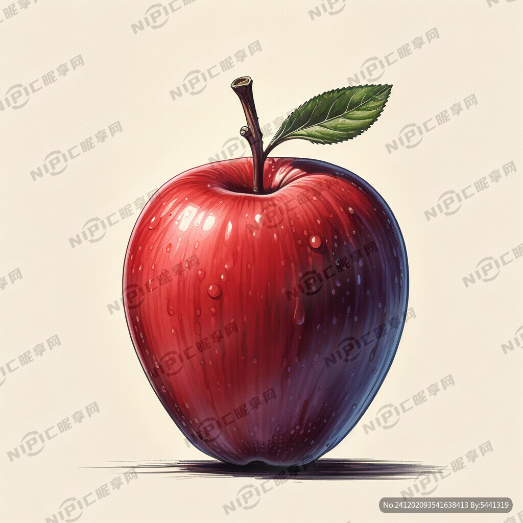 大苹果 手绘