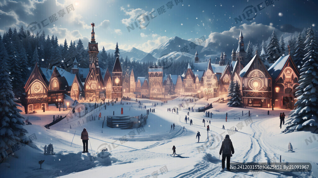 滑雪场 奇幻之旅 刺激