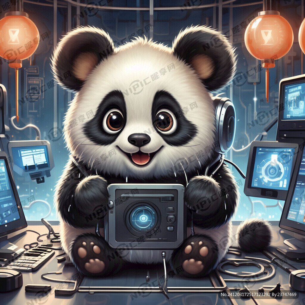 硬核科技的可爱熊猫