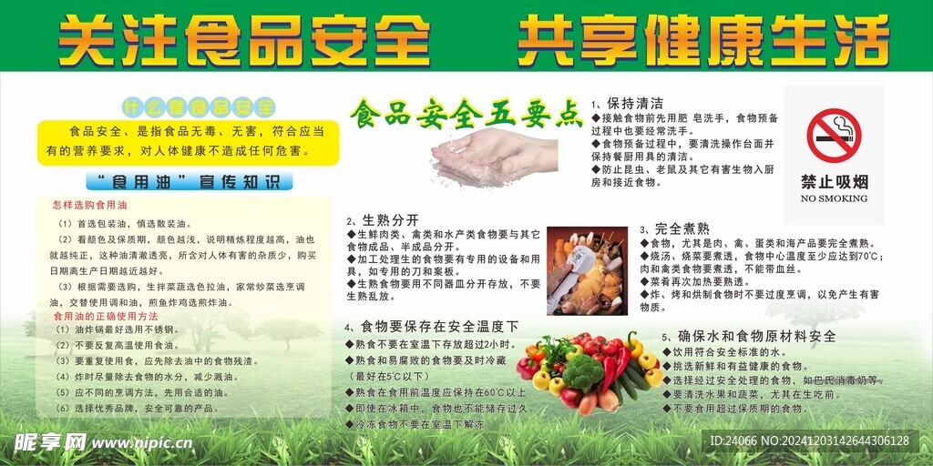 食品安全宣传栏