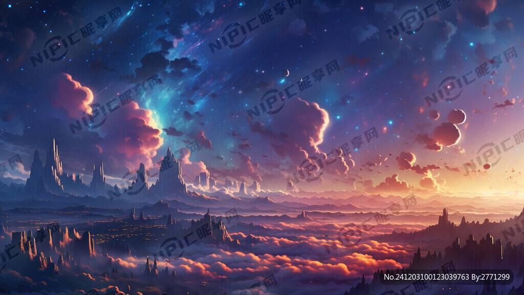 顶峰相见 魅力星空 星球 高清