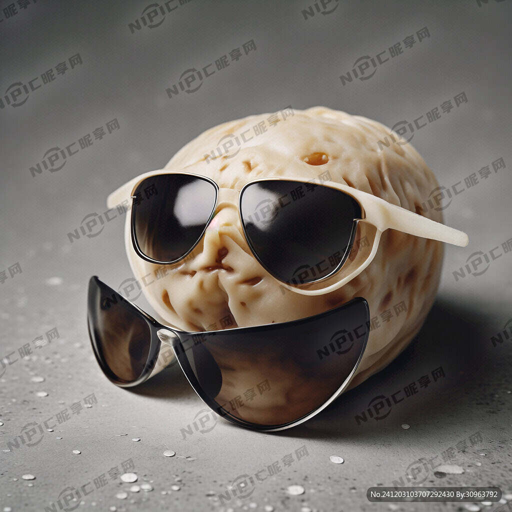 一个饺子戴墨镜