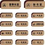 办公室门牌