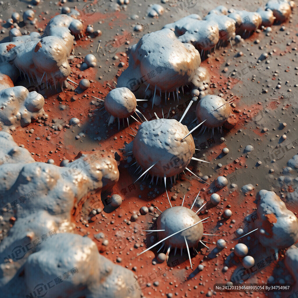 插画放射性元素磨损肌理