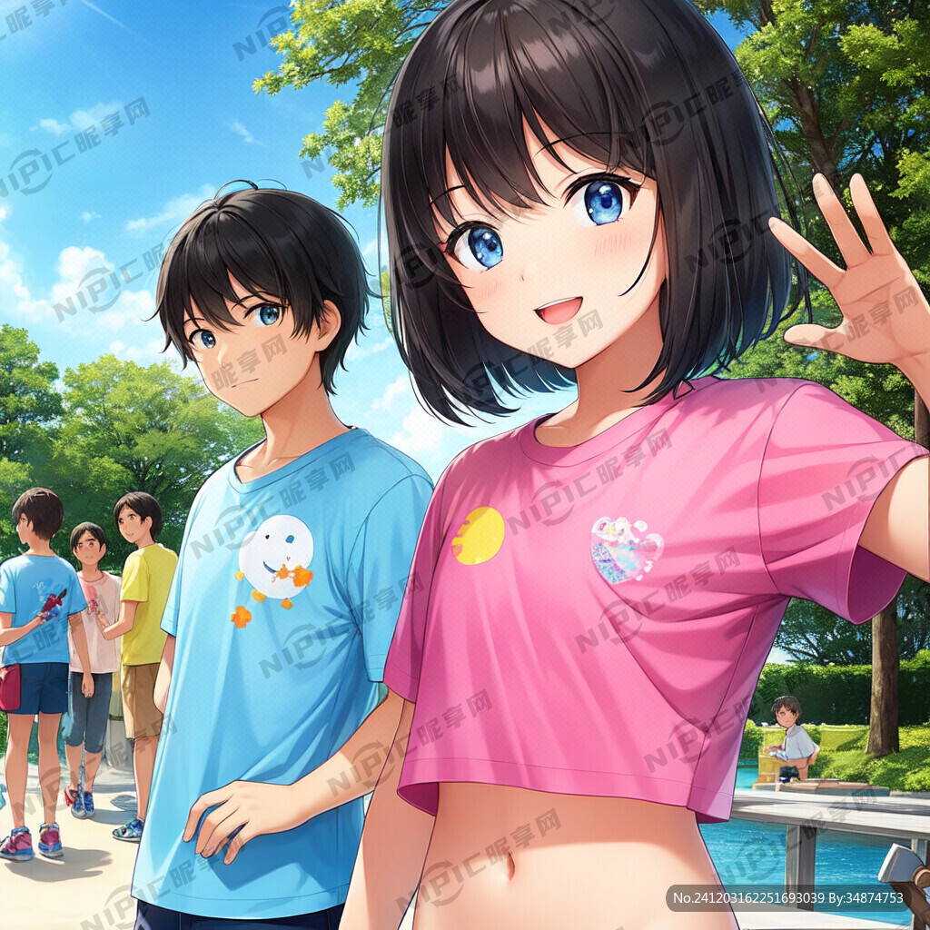 动画片里面的小哆啦和野原新之助