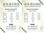 新店价目表