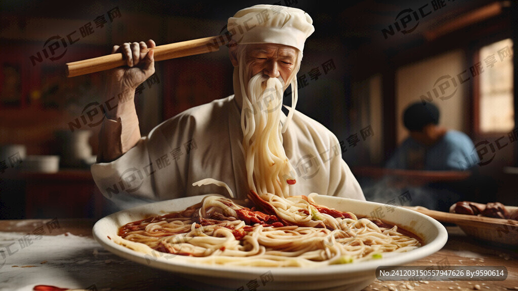 牛肉面文化简介 面很长